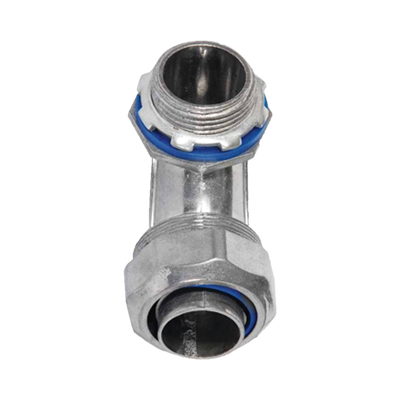 [ANC-HLC-34] Conector Curvo para tubo tipo Liquidtight de 3/4"  (19 mm). Compatible con ANC-COT34.