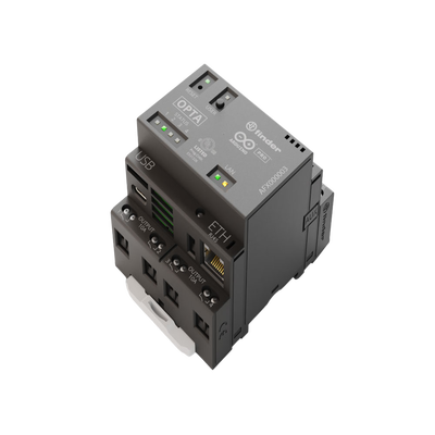 [AFX-00003] PLC Industrial Arduino Opta / Micro PLC IoT / STM32H747XI Dual-Core / 8 Entradas Analógicas-Digitales / 4 Relés 10A / Ethernet-RS485-WiFi-Bluetooth / IP20 / Certificaciones cULus-ENEC-FCC-CE