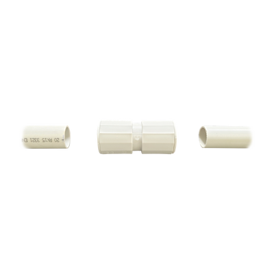 [DX-43-025] Manguito / Cople Morbidx IP67 libre de halógenos para unir tubería rígida de 25 mm (1") permite una instalación hermética no necesita pegamento 