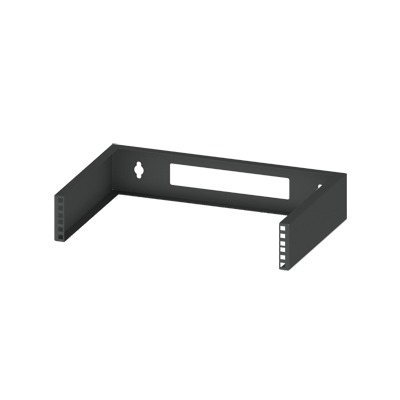 [LP-RAP-1202] Rack Abierto de montaje en Pared, de 19in, Espacio para 2 Unidades de rack, Se envía el Gabinete Armado.