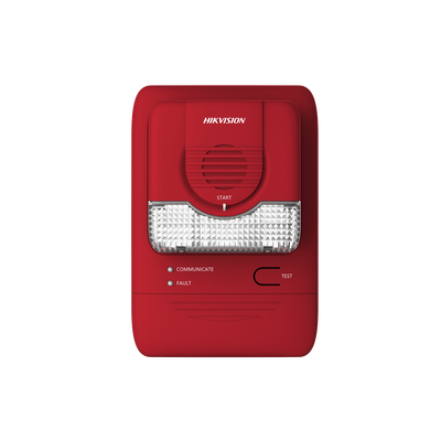 [HK-SG-1124] (HikFire) Alarma de Sonido y Luz / Comunicación LoRa / Alarma ≥ 85 dB / Instalación en Pared
