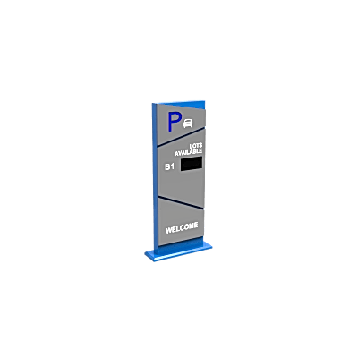 [DS-TVB200(1MODULE)] Pantalla Principal de Guía de Estacionamiento / 1 Módulo / Mensaje de Bienvenida / Uso con Aplicación de Guía de Estacionamiento