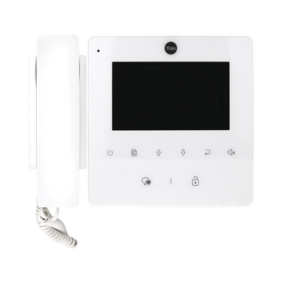 [80126] Kit de VideoPortero YDV4702: Frente de Calle y Monitor/ Hasta  16 Monitores/ Función Guardia