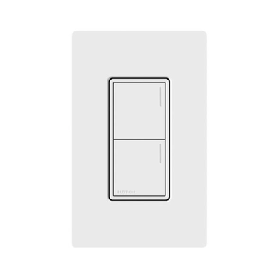 [RRSTW2BWH] (RadioRa3) Botonera Sunnata Blanco 2 escenas para Radio RA3, programe escenas diferentes en cada botón.
