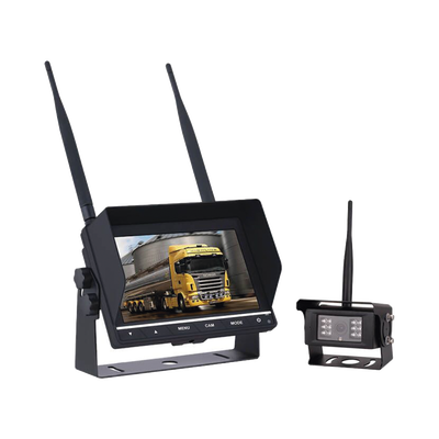 [EP745J] Sistema Profesional Inalámbrico de Cámara de Reversa Infrarroja y Monitor de 7" para Vehículos de Trabajo y Montacargas