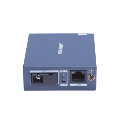 [DS-3D501T-3] Transceptor Fibra Óptica Gigabit / Monofibra Monomodo / 3 km Distancia / 10/100/1000 Mbps RJ45 / SC / Metal Industrial / 4 kV Protección Rayos / -20°C a 60°C