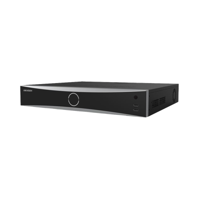 [DS-7716NXI-K4(D)] [Acusearch] NVR 12 Megapixel (4K) / 16 canales IP / AcuSense (Evita Falsas Alarmas) / Reconocimiento Facial /  4 Bahías de Disco Duro /  HDMI en 4K / Alarmas I/O