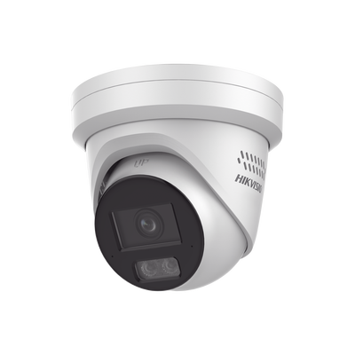 [DS-2CD3347G3-LISUY/SL] [ PROTECCIÓN ACTIVA ] Turret IP 4 Megapixel / Lente 2.8 mm / 40 mts IR / Exterior IP67 / Micrófono y Bocina Integrado (Audio de Dos Vías) / DARKFIGHTER / PoE / Luz Estroboscopica / ONVIF / Micro SD / 4 Analíticos