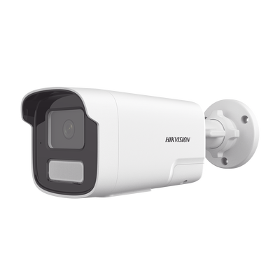 [DS-2CD1T43G2-LIUF/SL] [PROTECCIÓN ACTIVA] Bala IP 4 Megapíxel / Motion Detection 2.0 (Detección de Humanos y Vehiculos) / Lente 4 mm / Audio de Dos Vías / Luz Intermitente y Alerta de Audio / 50 Mts IR EXIR 2.0 / Exterior IP67 / WDR 120 dB / PoE