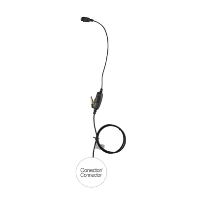 [E1-1W2CS131] Micrófono de 1 cable serie LOC para ICOM IC-F4003/4013/2000/4021/4031/4103/4210/4230