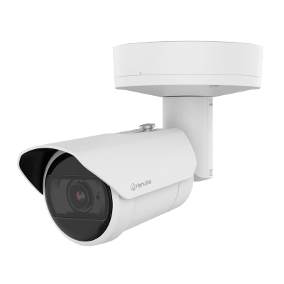 [XNO-A6084R] Cámara Bullet AI IR 2 Megapixel (1080p) / Lente 2.8-12 mm / IR 50 m (164 ft) / IP66-IP67-IK10 / Análisis IA / Wisenet 9 / Dual NPU / -40°C a +60°C / PoE