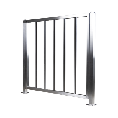 [XD-100-MC] Puerta de Acero Inoxidable de Medio Cuerpo / Paso de 100 Centímetros de Ancho Ideal Para Dar Accesos que no Caben Por su Torniquete / Altura de 90 Centímetros