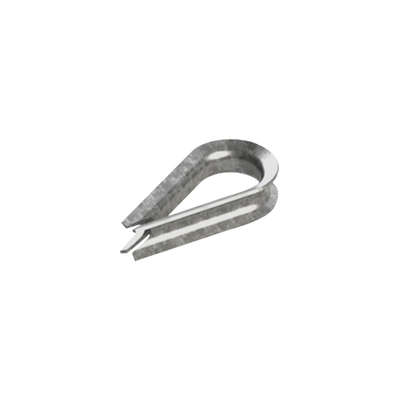 [CUELLO-38LS] Guardacabos/cuello 3/8" acero electro galvanizado