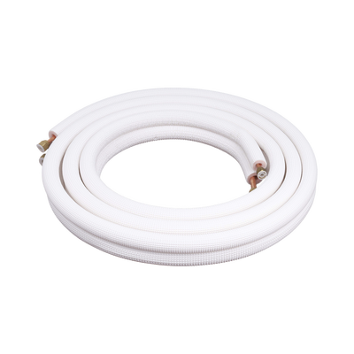 [38K254] Kit de tubería / 1 / 4"  y 3 / 8 " / Capacidad para minisplit AUFIT / 1 Tonelada / Cinta aislante / Accesorios / Longitud de 4 metros