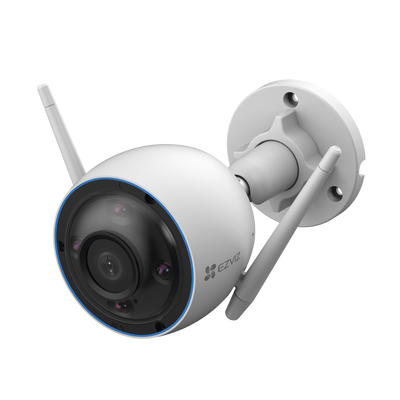 [CS-H3-2K] Bala WiFi / 3 Megapixel (2K) / Detección humana / Detección De Vehiculo / Alertas de Voz Personalizables / Sirena / Luz Parpadeante / Colores en Oscuridad / Micro SD / Uso En Exterior