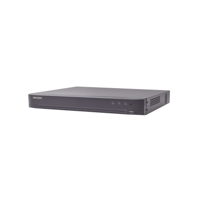 [IDS-7204HUHI-M1/A/X] DVR 4 Canales TURBOHD + 4 Canales IP / 8 Megapixel (4K) / Audio por Coaxitron / ACUSENSE / Reconocimiento Facial / 1 Bahía de Disco Duro / Salida de Video en Full HD / H.265+ / Alarmas I/O