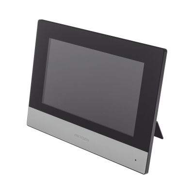 [DS-KH6320-WTE1] Monitor IP WiFi Touch Screen 7" para Videoportero IP  / Vídeo en Vivo / PoE Estándar / Apertura Remota / Llamada Entre Monitores / Audio de dos vías / Policarbonato