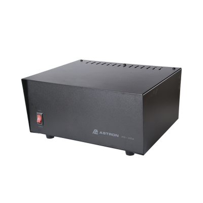[RS-35A] Fuente de Poder Lineal / 13.8 Vcc 35 A / Regulación Electrónica / Disipador Térmico / Voltaje Universal / Alta Potencia