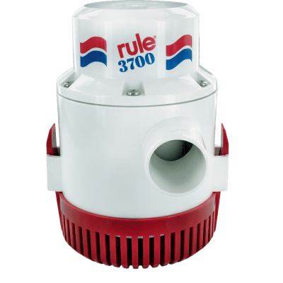 [16A] Bomba de Achique Sumergible Rule 16A / 3,700 GPH / 24V CD / Motor de Alta Eficiencia / Ejes de Acero Inoxidable / Protección Térmica TCO / Certificación CE e ISO 8849