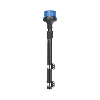 [SPT16B] Luz Telescópica para Motocicletas, 8 LED, Azul, SAE Clase I