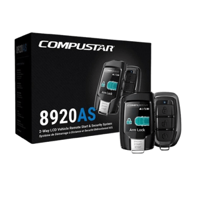 [CS8920-AS] Kit de Alarma Vehicular Profesional y arranque remoto todo en uno de dos vías con rango de 1KM compatible con GPS X1-MAX LTE