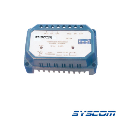 [SCT120MC] Tempocontrolador para Sistemas Fotovoltáicos 12 Vcc., 20 A.