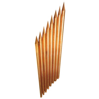 [TG-VAR-1058] Varilla de Acero con Recubrimiento de Cobre Diámetro 5/8" de 1 m de Largo