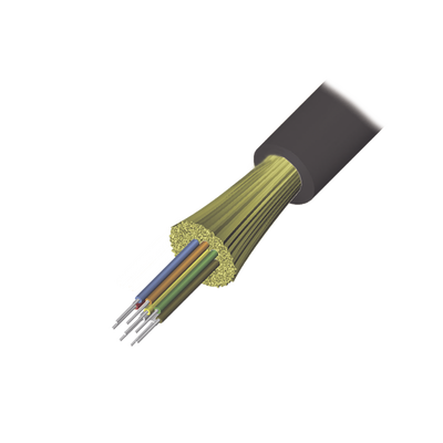 [9GD5H006D-T501M] Cable de Fibra Óptica de 6 Hilos, Interior/Exterior, Tight Buffer, No Conductiva (Dieléctrica), LS0H, Multimodo OM4 50/125 Optimizada, 1 Metro (3.28 Pies)