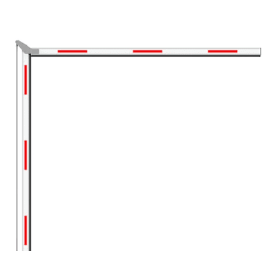 [366000372] Brazo Articulado 4 mts (2+2) para Barreras Hikvision Serie DSTMG520 / Requiere Enganche Articulado