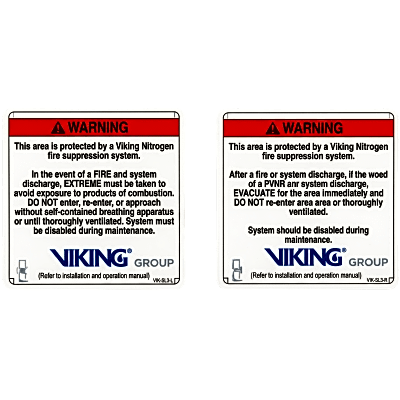 [24587-S] Señalamiento de Advertencia Exterior Nitrogeno | Sistemas de Extinción Oxeo