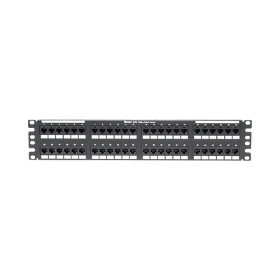 [DP486X88TGY] Panel de Parcheo de Impacto (110), Plano, Categoría 6A, de 48 Puertos, 2UR