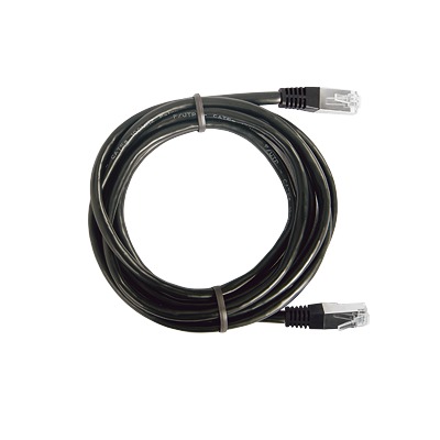 [LP-FT7-050-BK] Cable de Parcheo FTP Cat6 - 0.5 Metros (1.64 Pies) - Negro