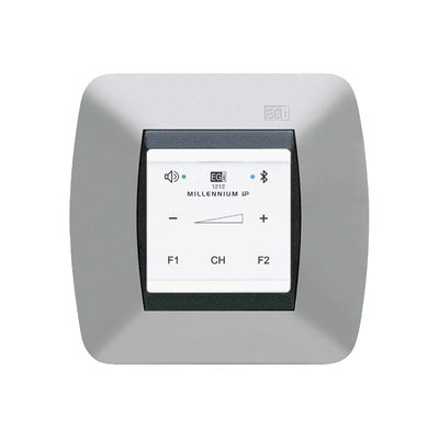 [1212] Mando Bluetooth IP | Control Táctil | Compatible Sistema Millennium | Alimentación PoE | Color Blanco |